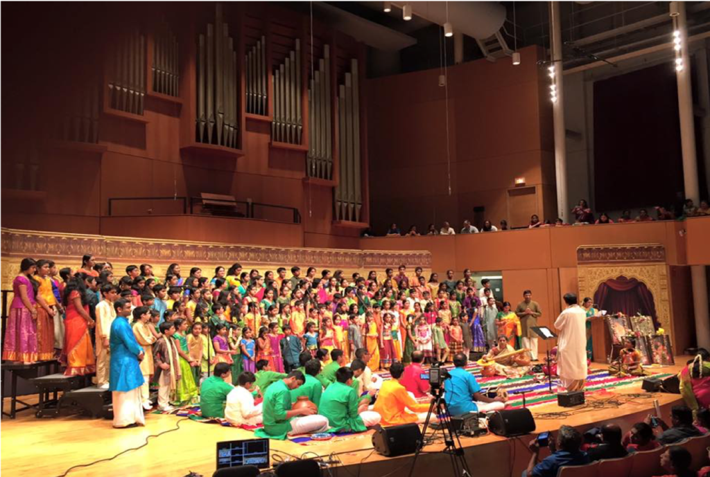Photo of Children's Concert at the 2018 Cleveland Thyagaraja Festival