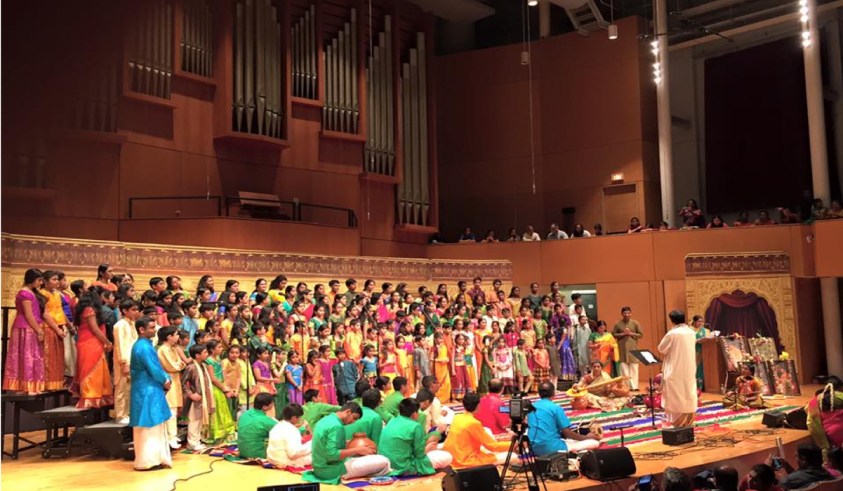 Photo of Children's Concert at the 2018 Cleveland Thyagaraja Festival