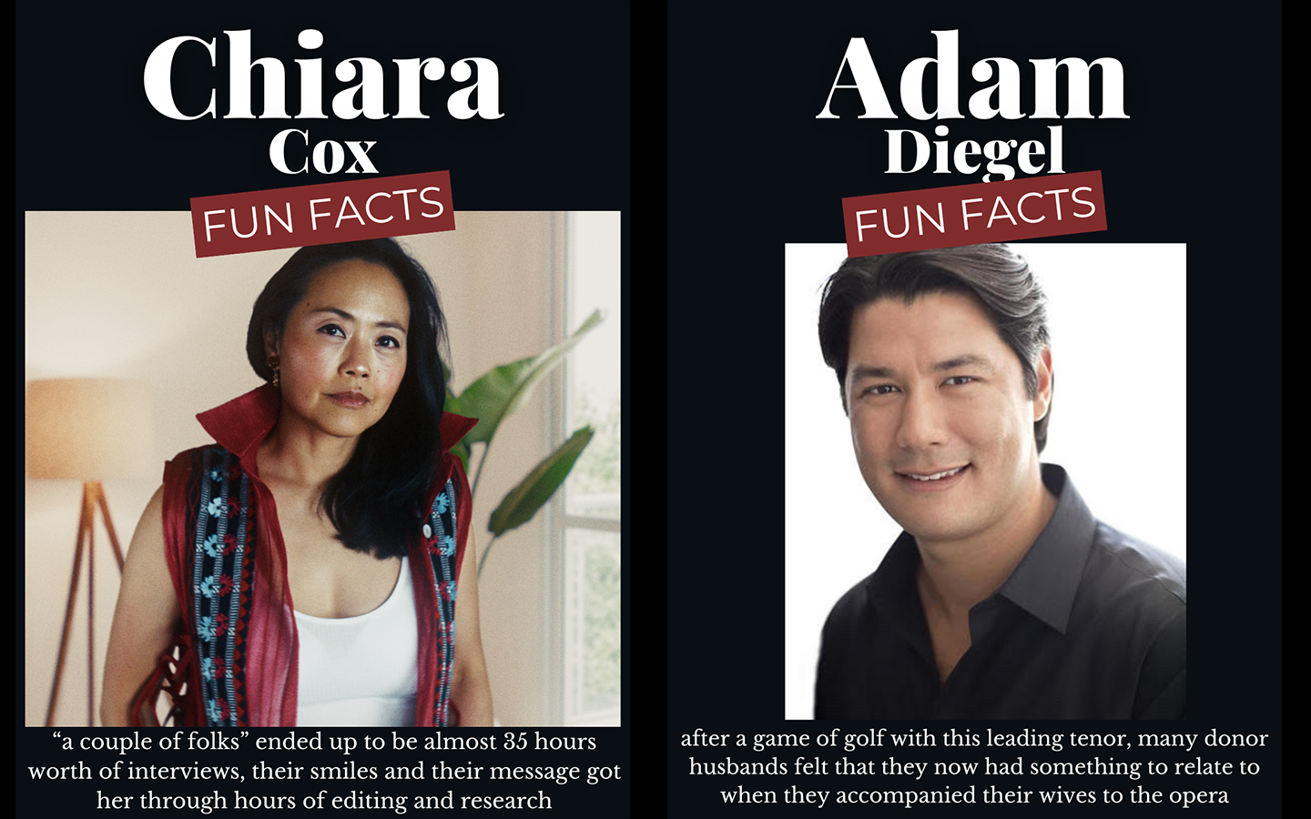 Images of Chiara Cox and Adam Diegel